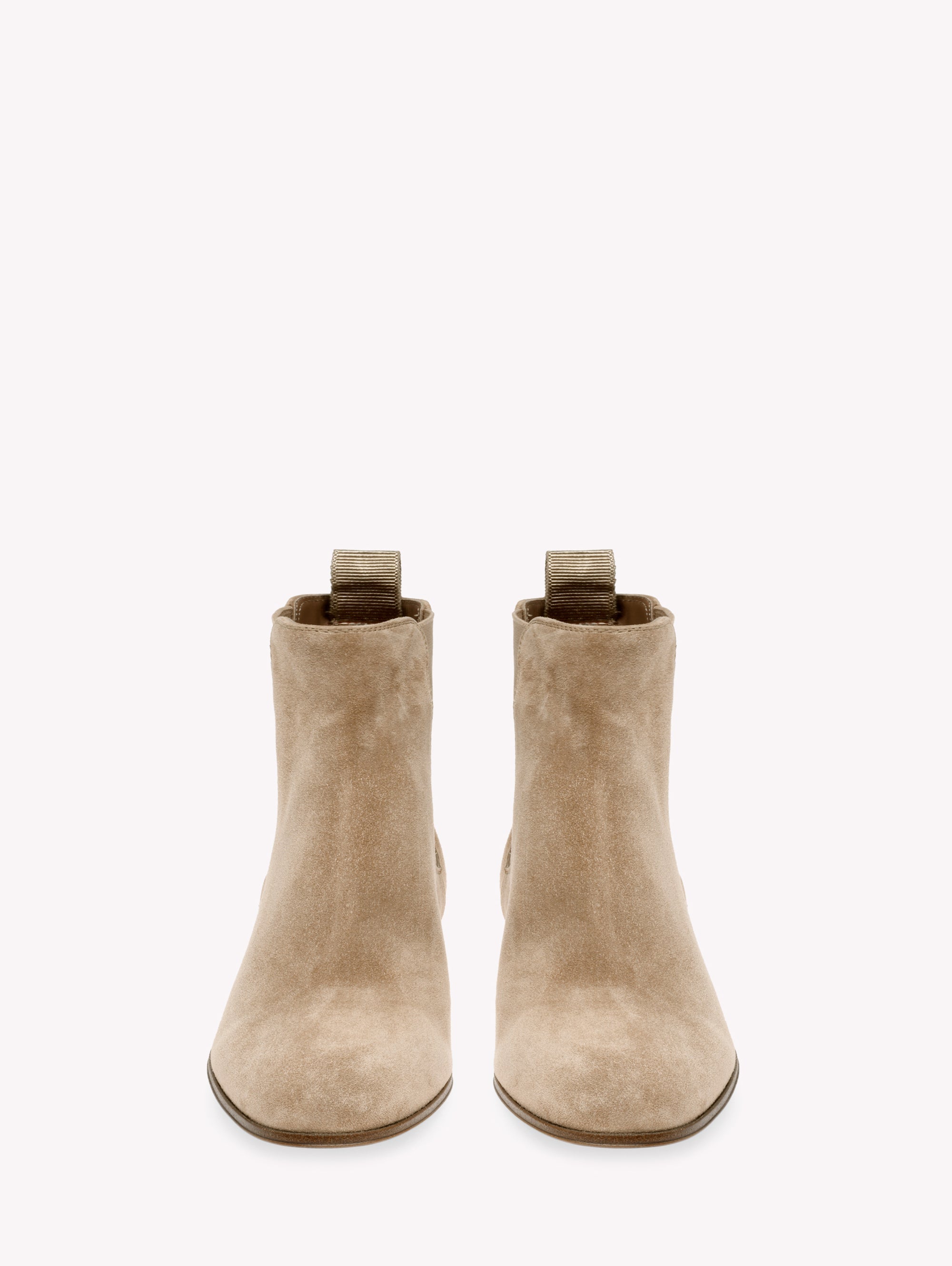 Bottines Alain en daim - Neutre