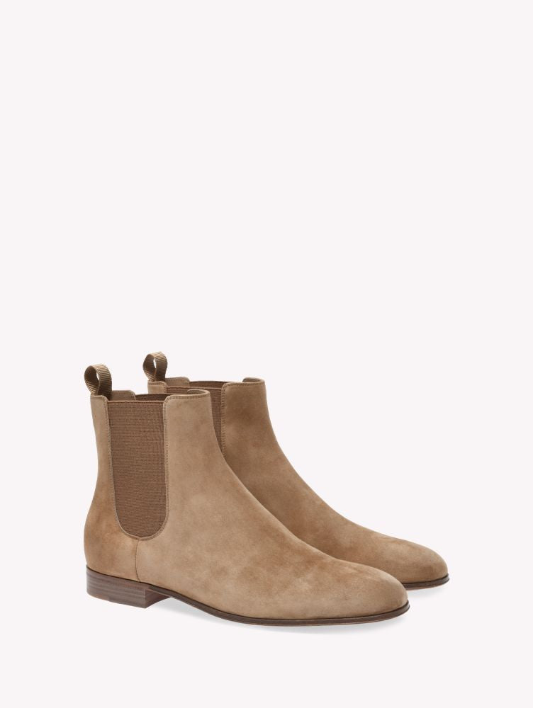 Bottines Alain en daim - Camel
