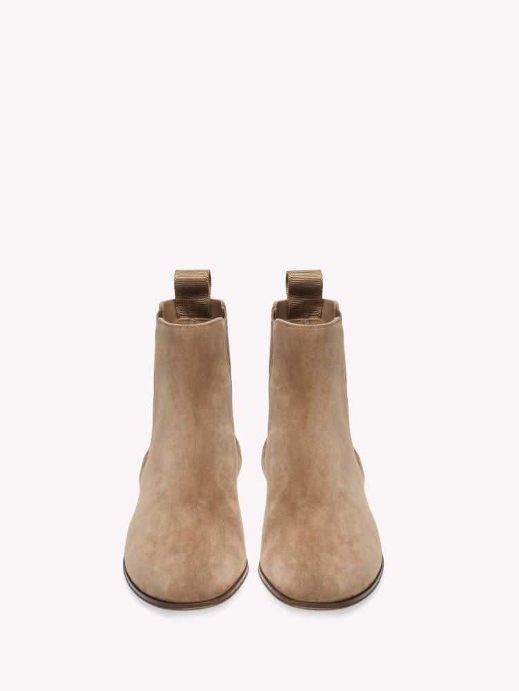 Bottines Alain en daim - Camel