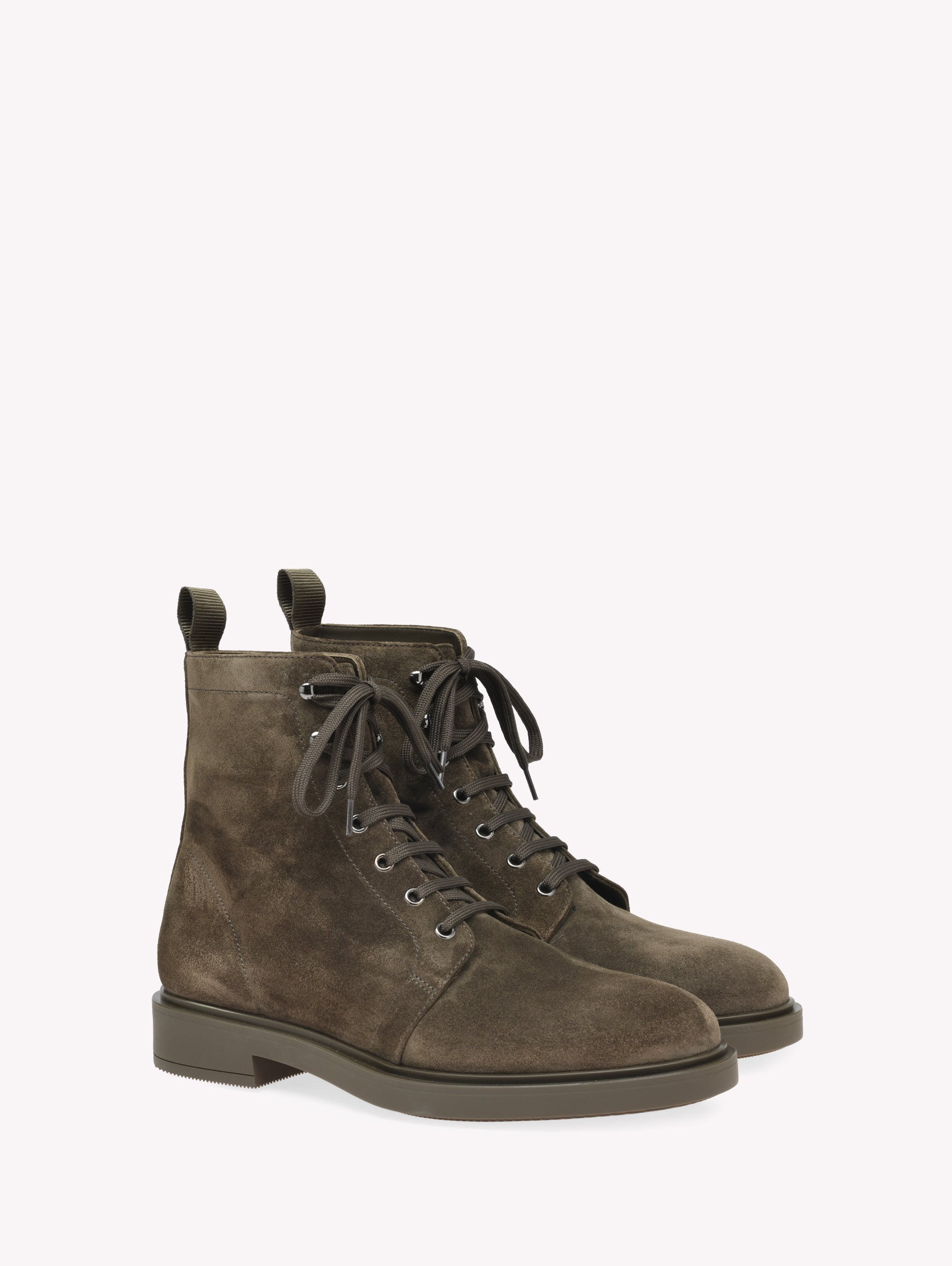 Bottines Richard en daim - Vert