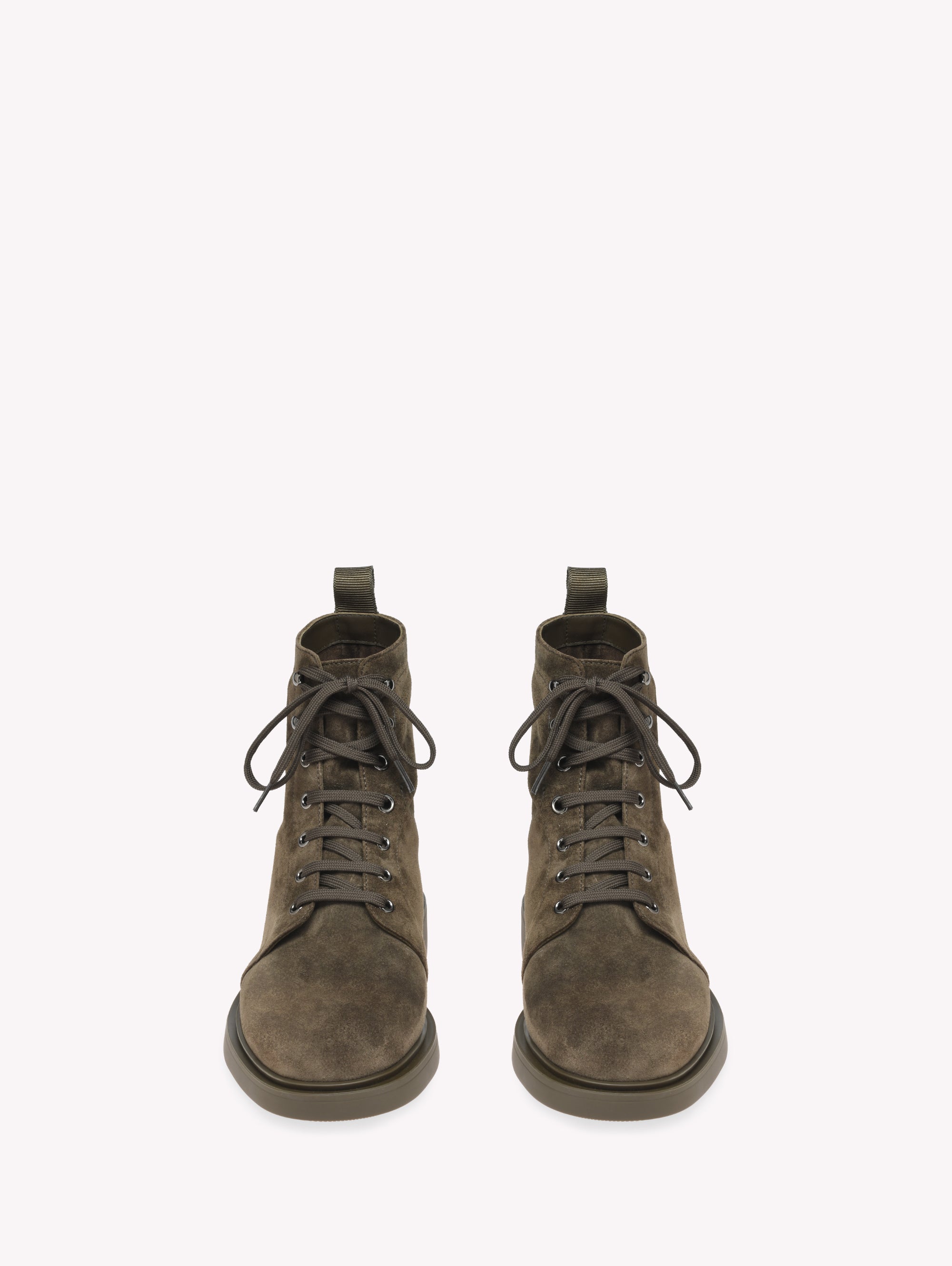 Bottines Richard en daim - Vert