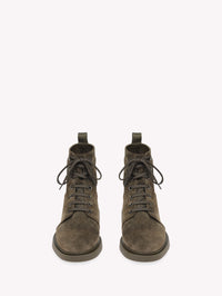 Bottines Richard en daim - Vert