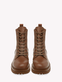 Bottines Martis en cuir lisse - Brun