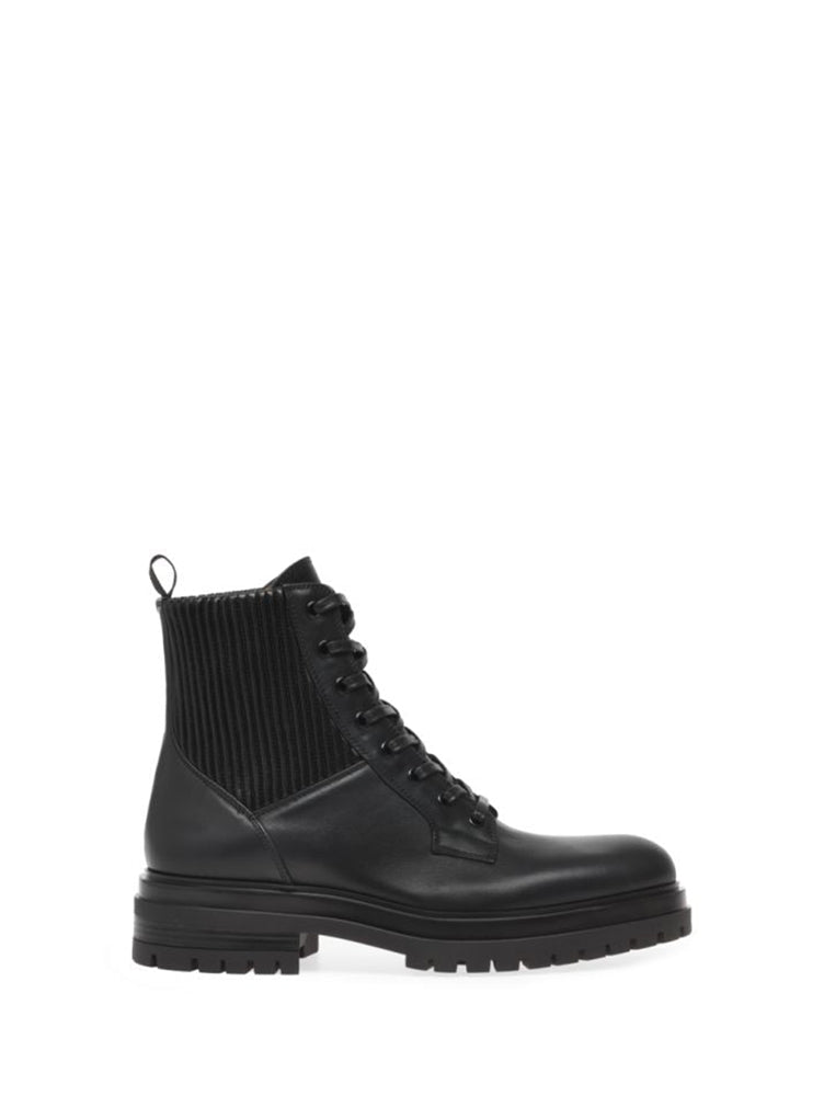 Bottines Martis 20 en cuir lisse - Noir