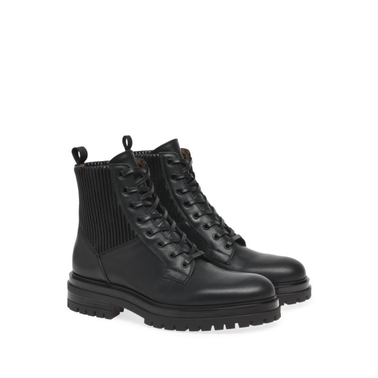 Bottines Martis 20 en cuir lisse - Noir