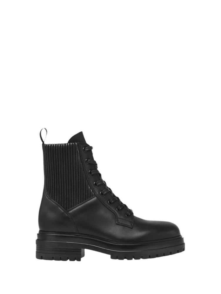Bottines Martis en cuir lisse - Noir
