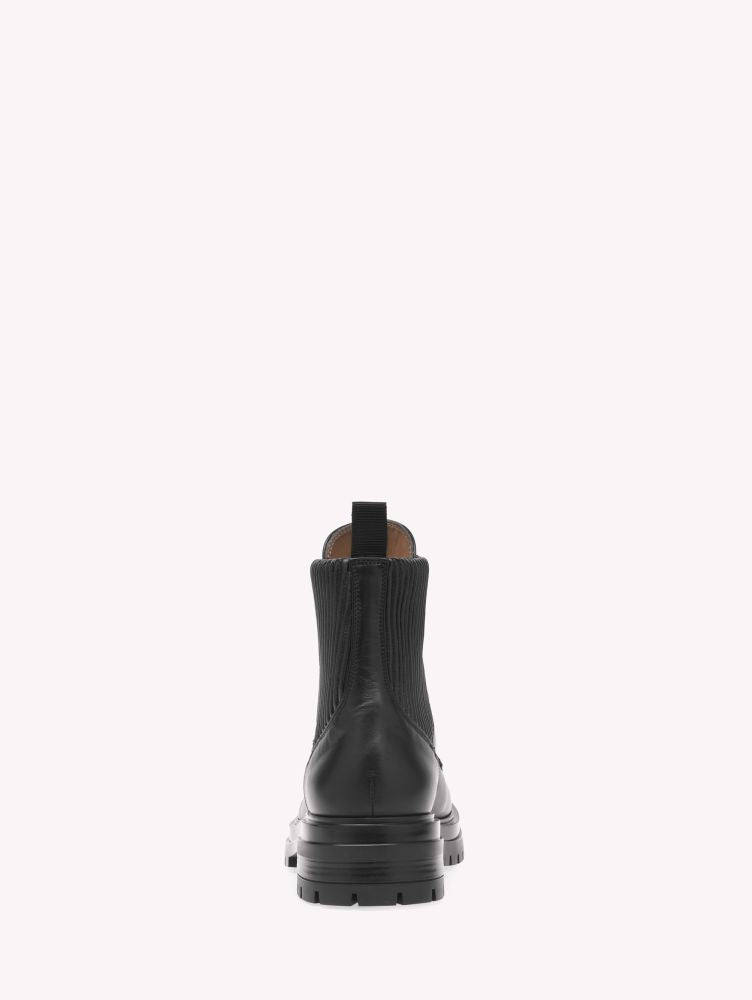 Bottines Martis en cuir lisse - Noir