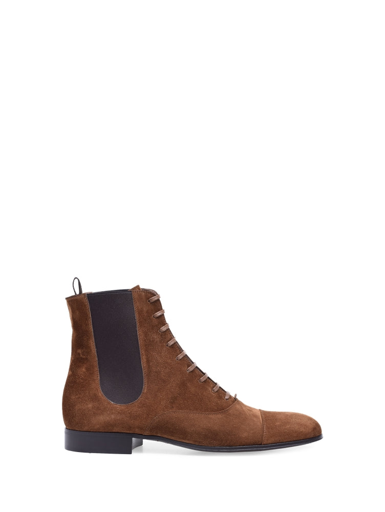 Bottines Oliver en daim - Marron