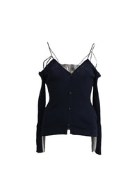 Cardigan Tordu - Dark Navy