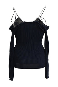 Cardigan Tordu - Dark Navy