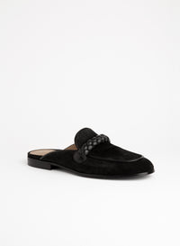Mules Massimo en daim - Noir