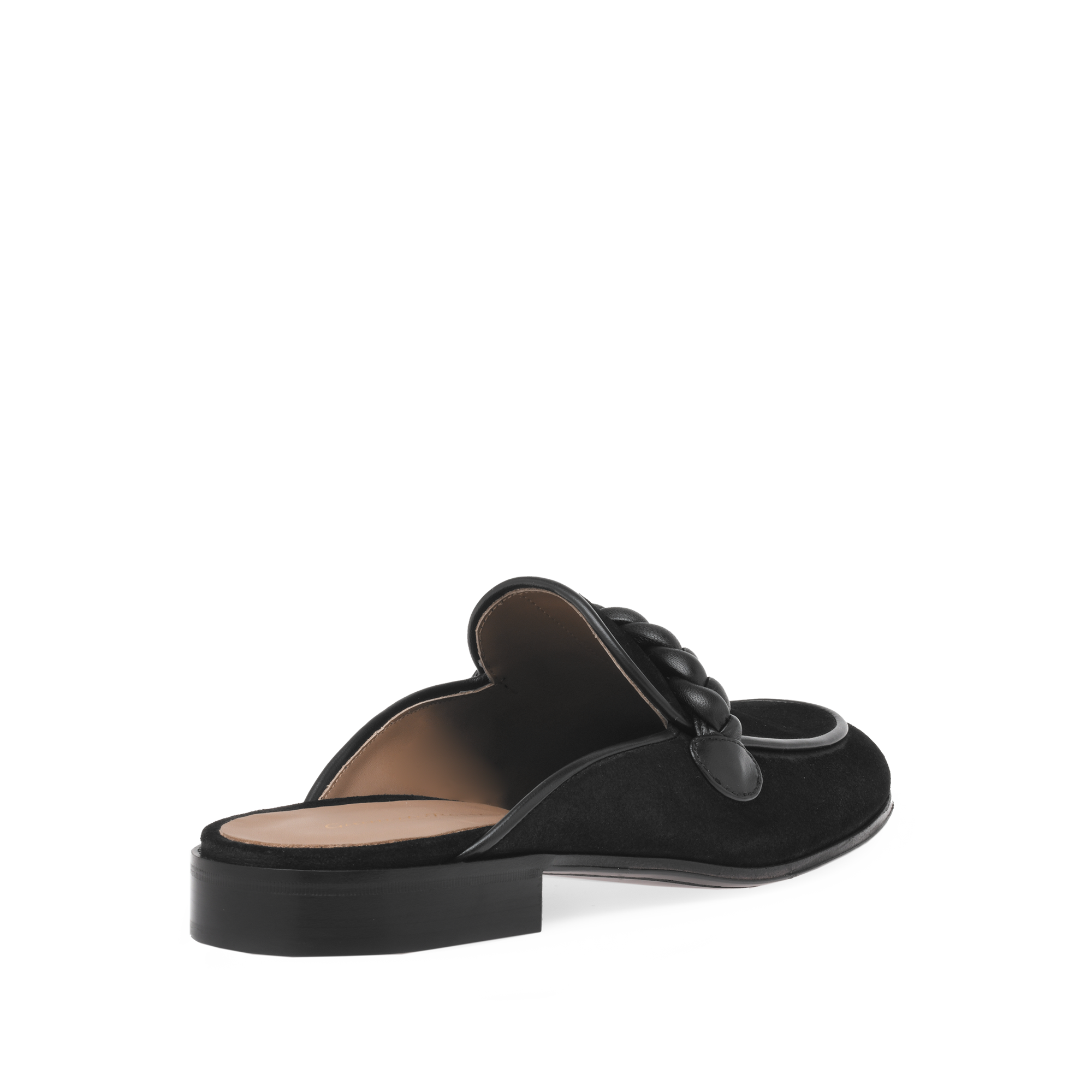 Mules Massimo en daim - Noir
