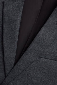 Veste deux boutons en laine - Grey