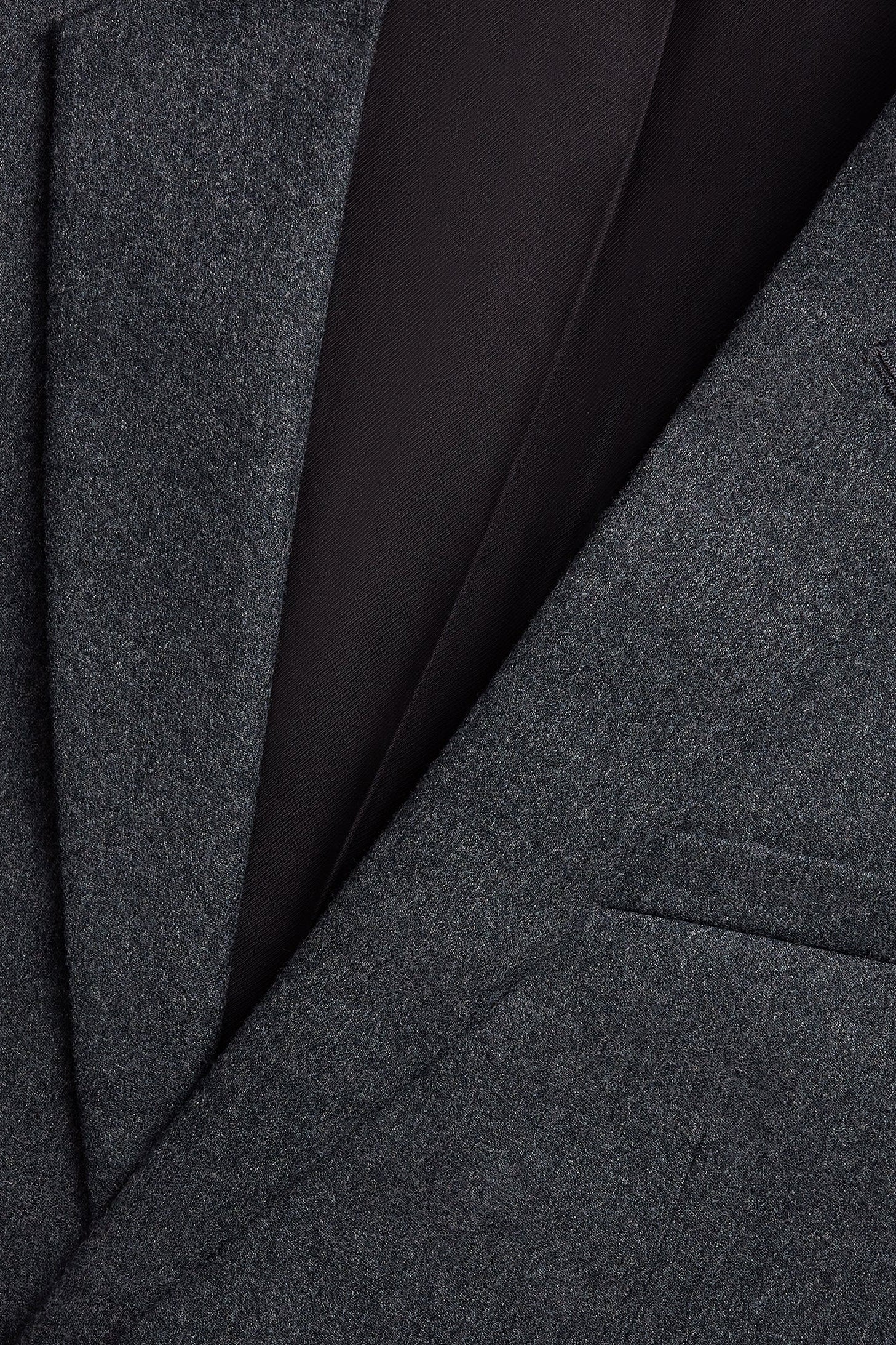 Veste deux boutons en laine - Grey