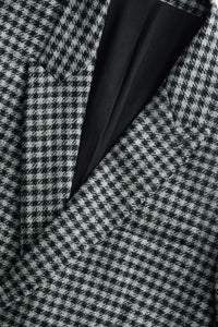 Manteau double boutonnage en laine - Grey & Black