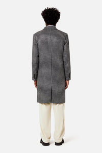 Manteau double boutonnage en laine - Grey & Black