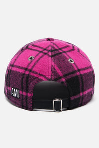 Ami wool patch cap - Fuchsia