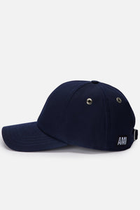 Casquette patch Ami en laine - Bleu Nautique