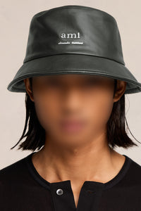 Bob Ami Alexandre Mattiussi en cuir - Dark Olive