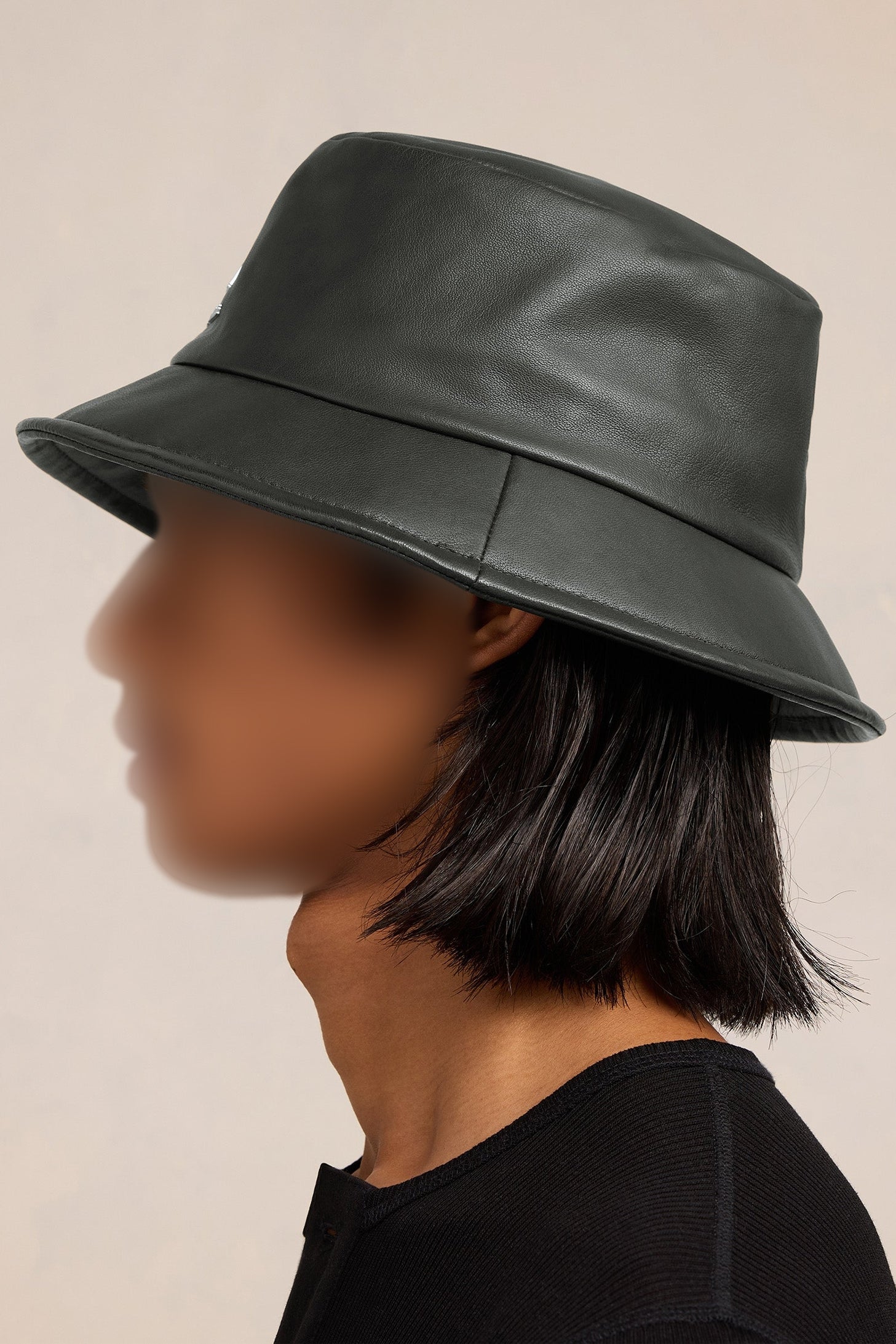 Bob Ami Alexandre Mattiussi en cuir - Dark Olive