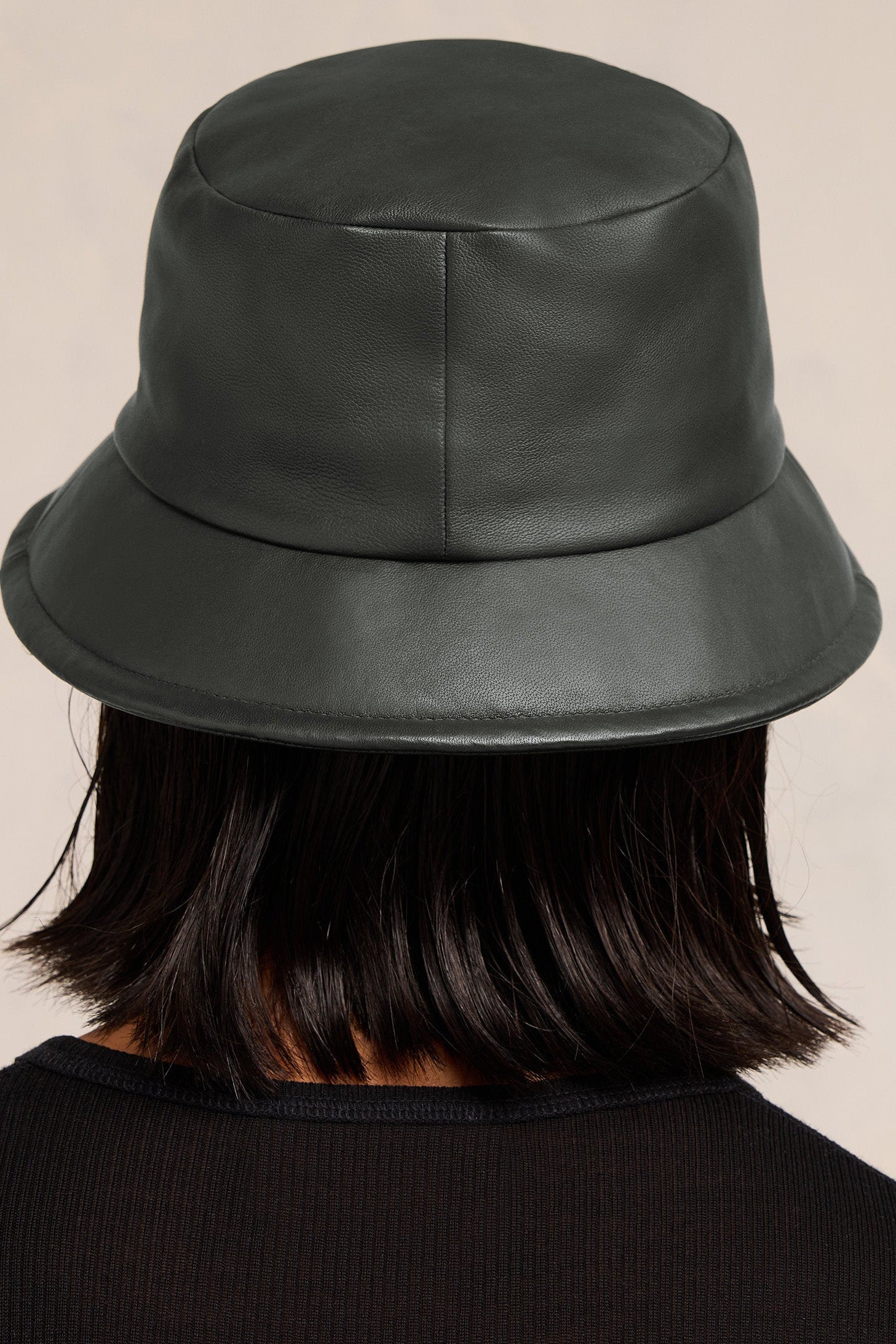 Bob Ami Alexandre Mattiussi en cuir - Dark Olive