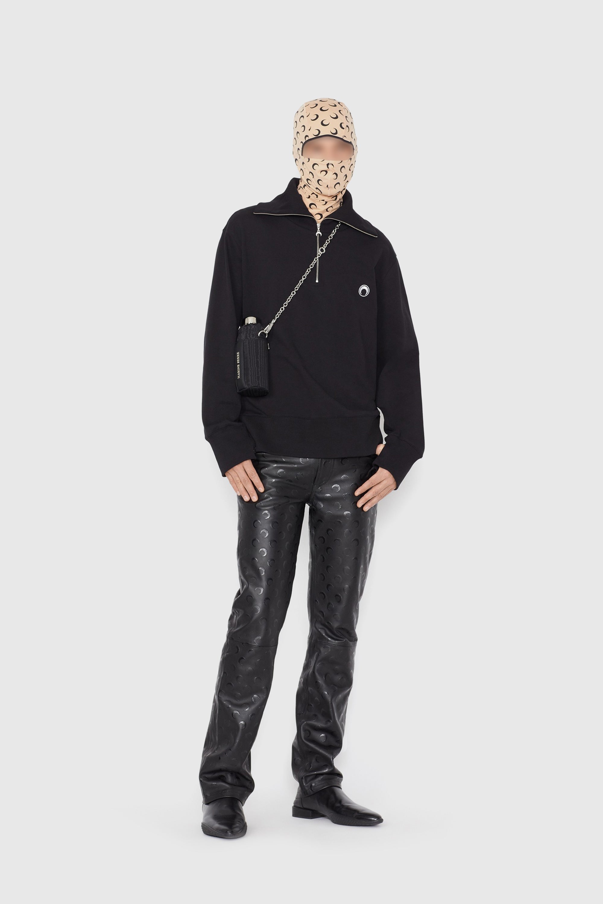 PRIX MARQUE : 75€_All Over Moon Black On Tan Cagoule - All Over Moon Black On Tan