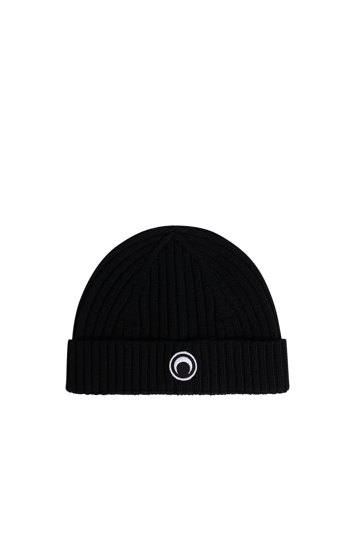 Bonnet en laine côtelée mulesing free unisex - Black
