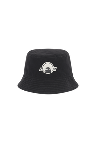 Velvet Nylon Bucket Hat - Noir