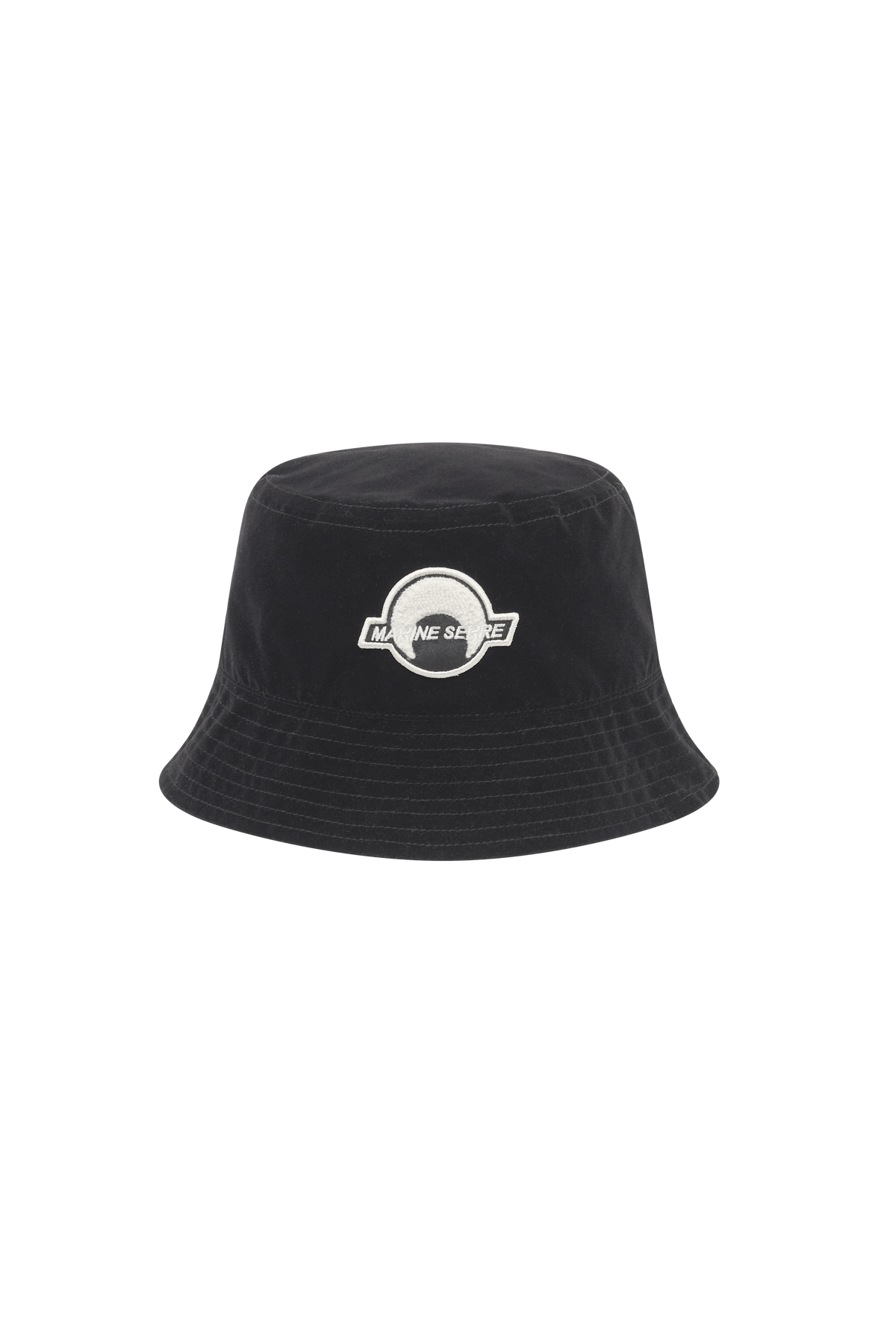 Velvet Nylon Bucket Hat - Noir