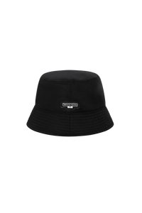Satin Nylon Bucket Hat - Noir