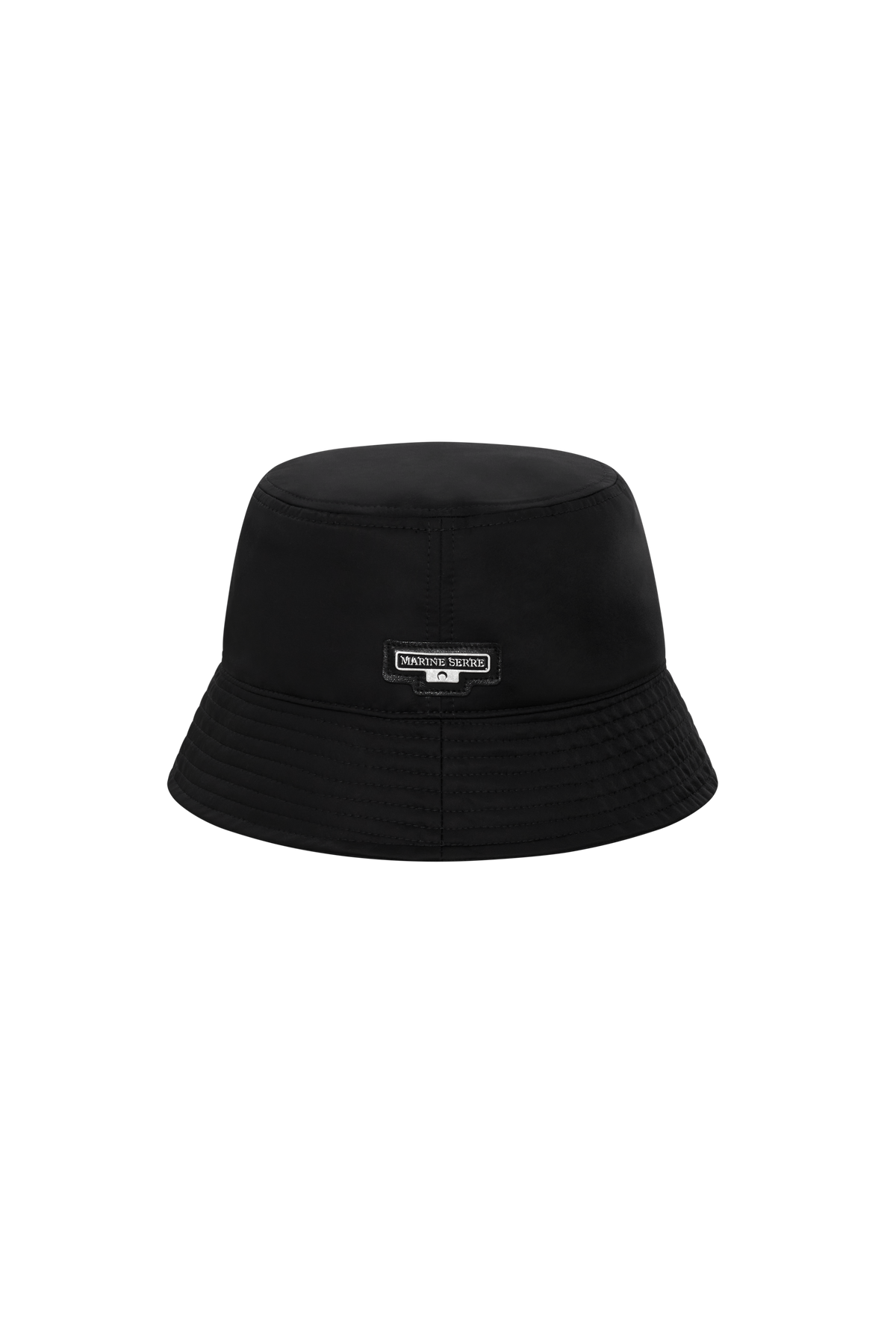 Satin Nylon Bucket Hat - Noir