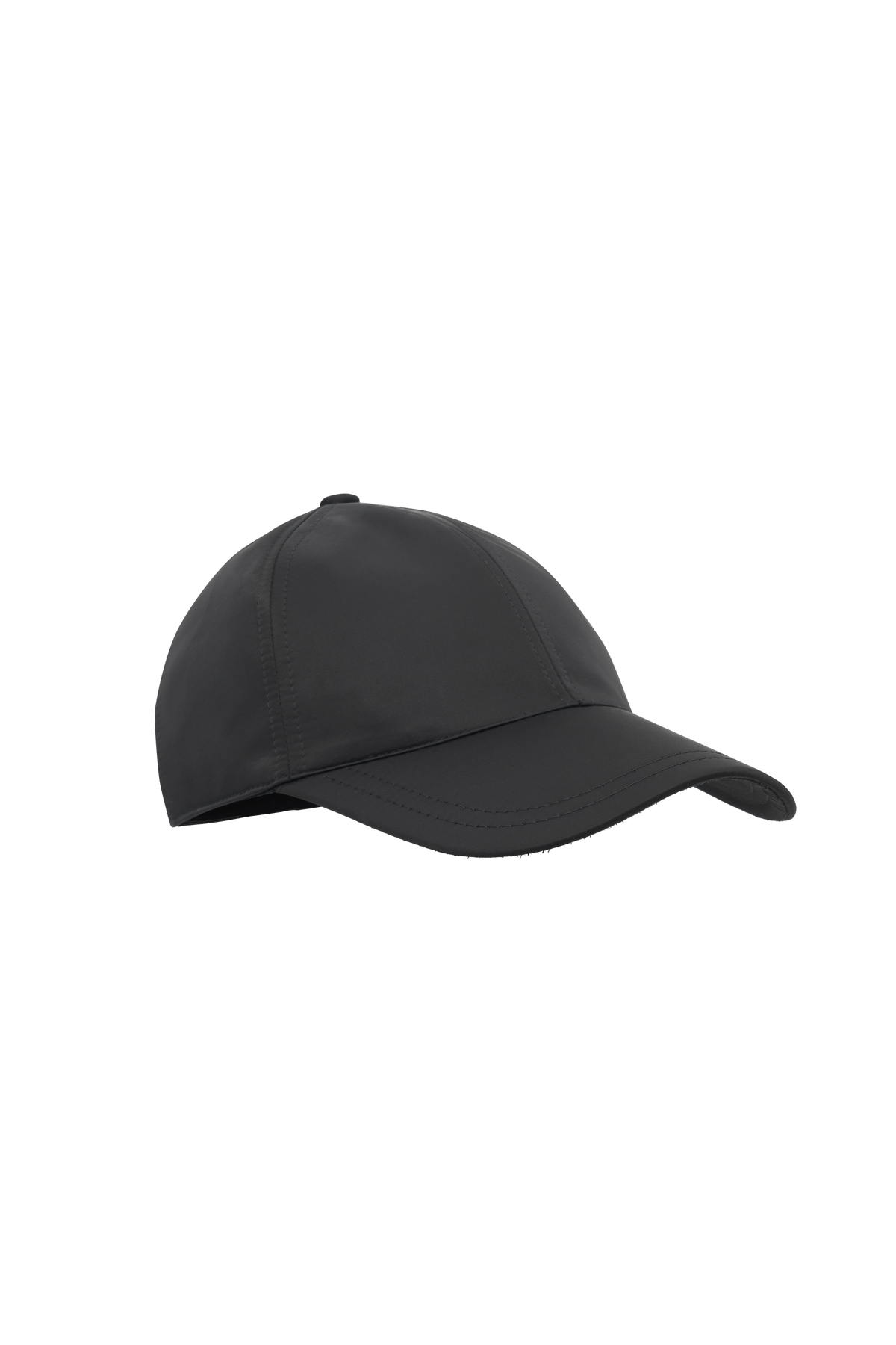 Satin Nylon Baseball Cap - Noir