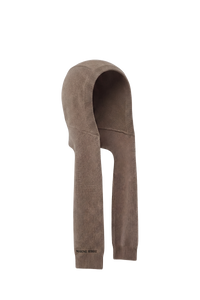 Hybrid Knit Scarf Balaclava - Beige