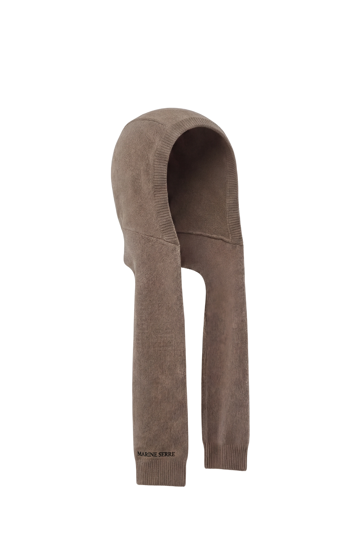 Hybrid Knit Scarf Balaclava - Beige