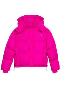 Doudoune avec patch Ami de Cœur - Fuchsia