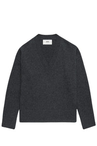 Pull en laine cachemire en laine - Heather Grey