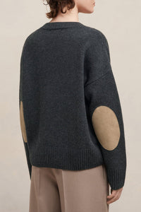 Pull en laine cachemire en laine - Heather Grey