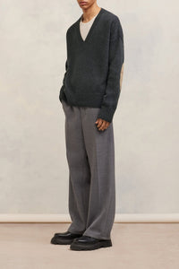 Pull en laine cachemire en laine - Heather Grey