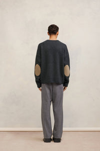 Pull en laine cachemire en laine - Heather Grey