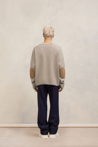 Pull en laine cachemire en laine - Taupe