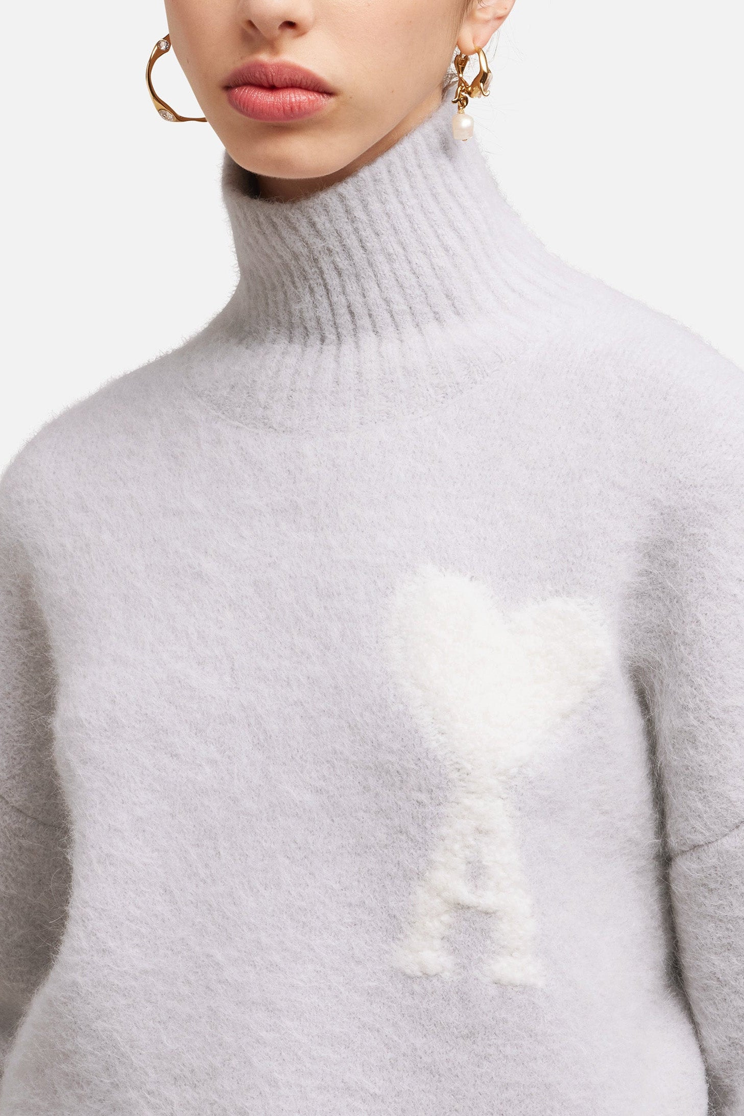 Pull Nuage Ami de Cœur en laine - Lila