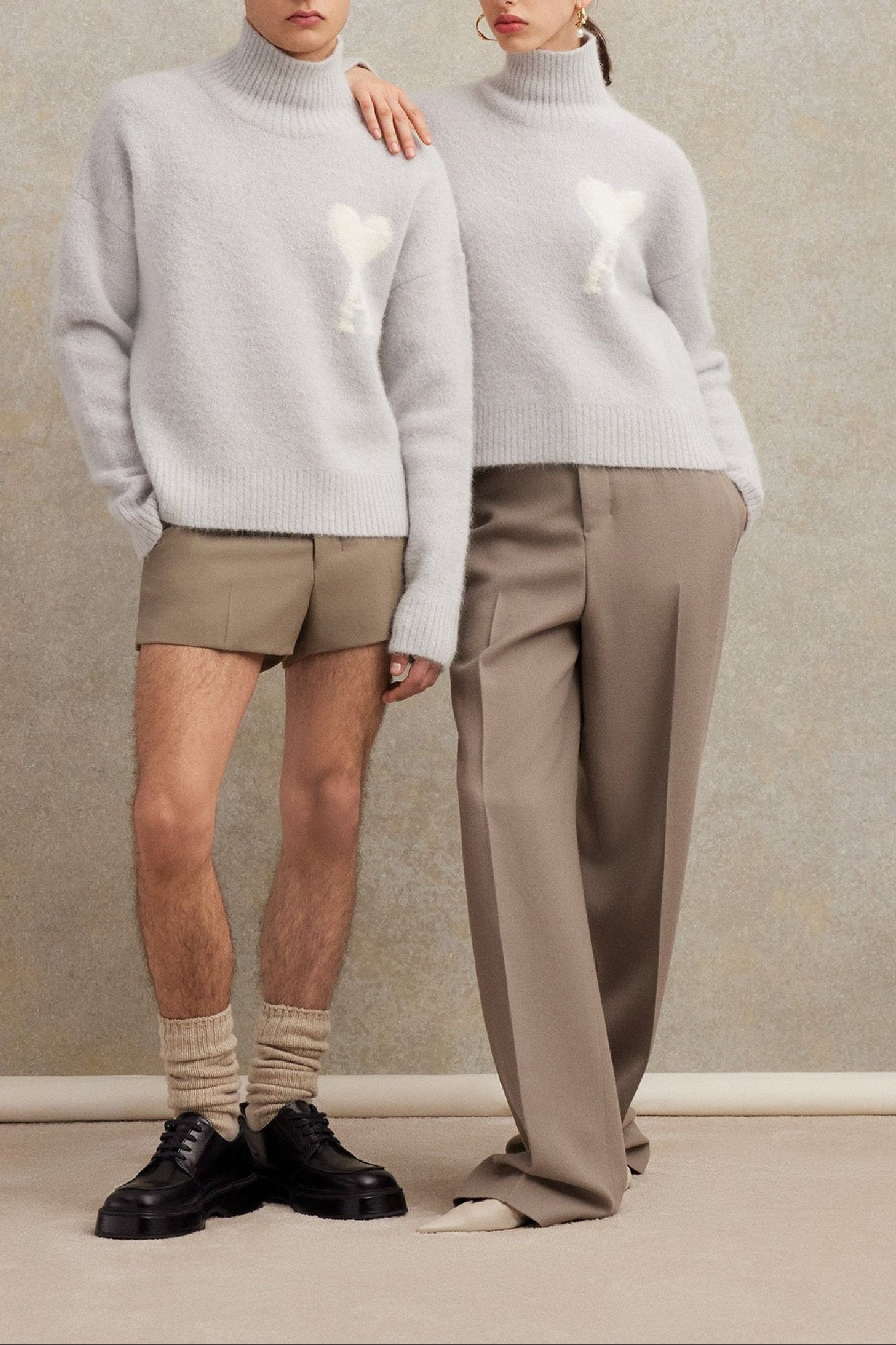 Pull Nuage Ami de Cœur en laine - Lila