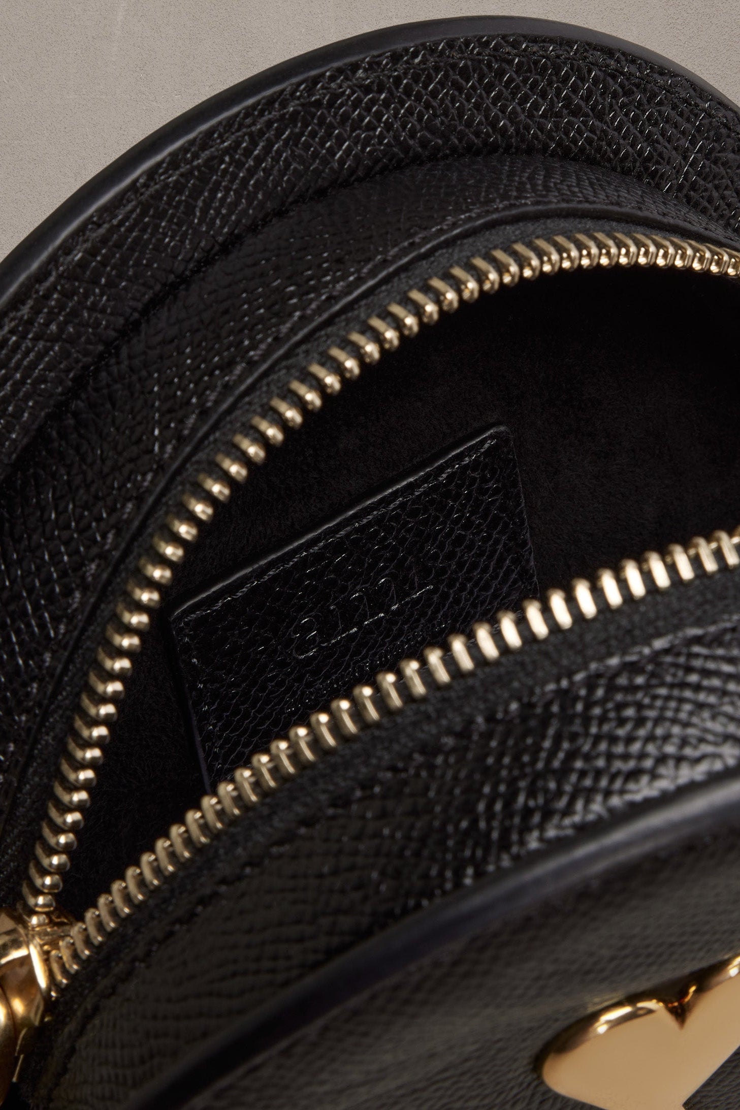 Sac rond Paris Paris en cuir - Black