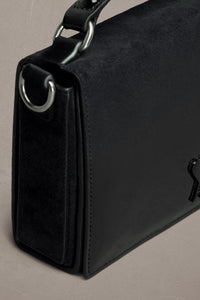 Sac lunch box Ami de Cœur en cuir - Black