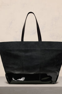 Grand cabas Est Ouest Ami en cuir - Black