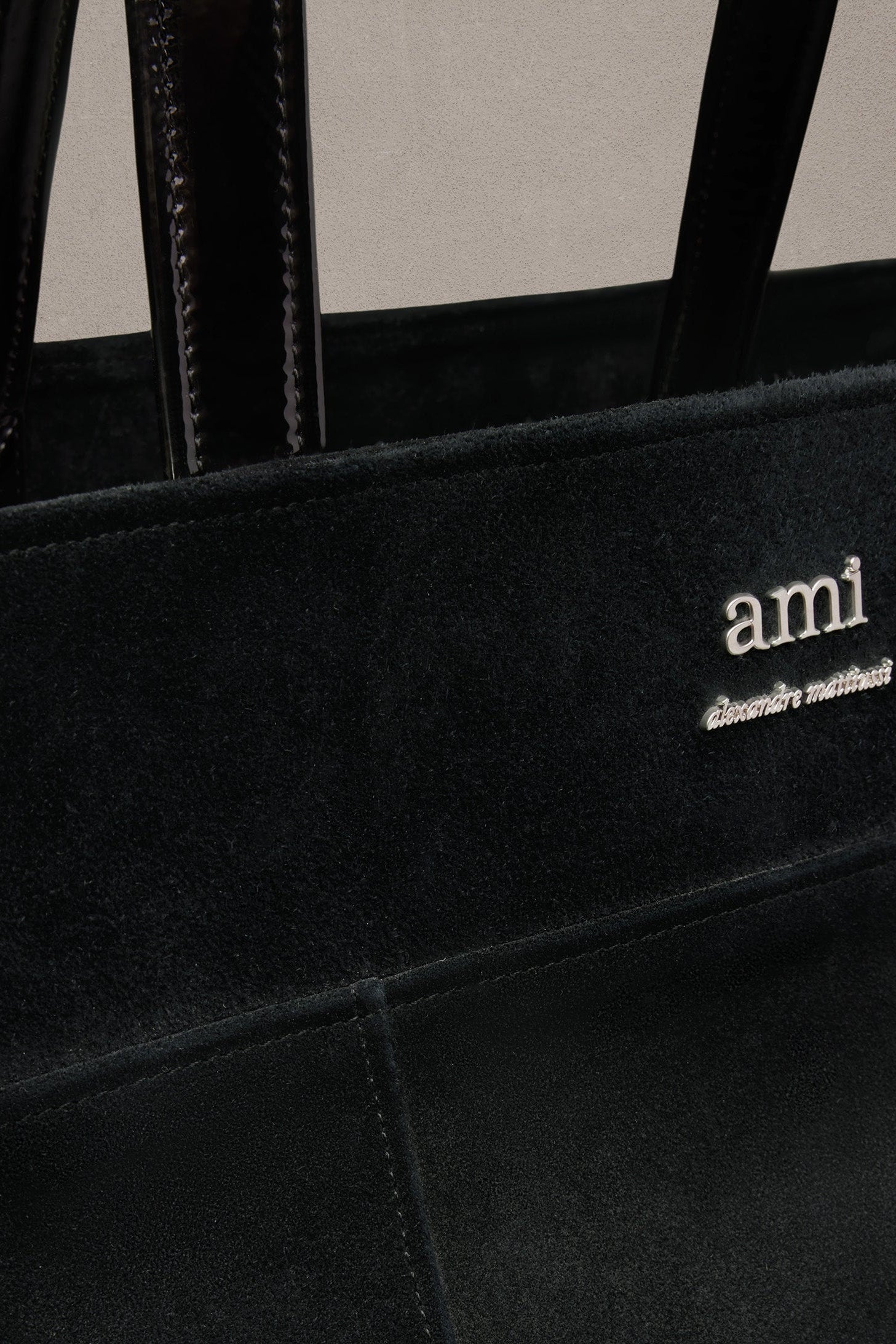 Grand cabas Est Ouest Ami en cuir - Black