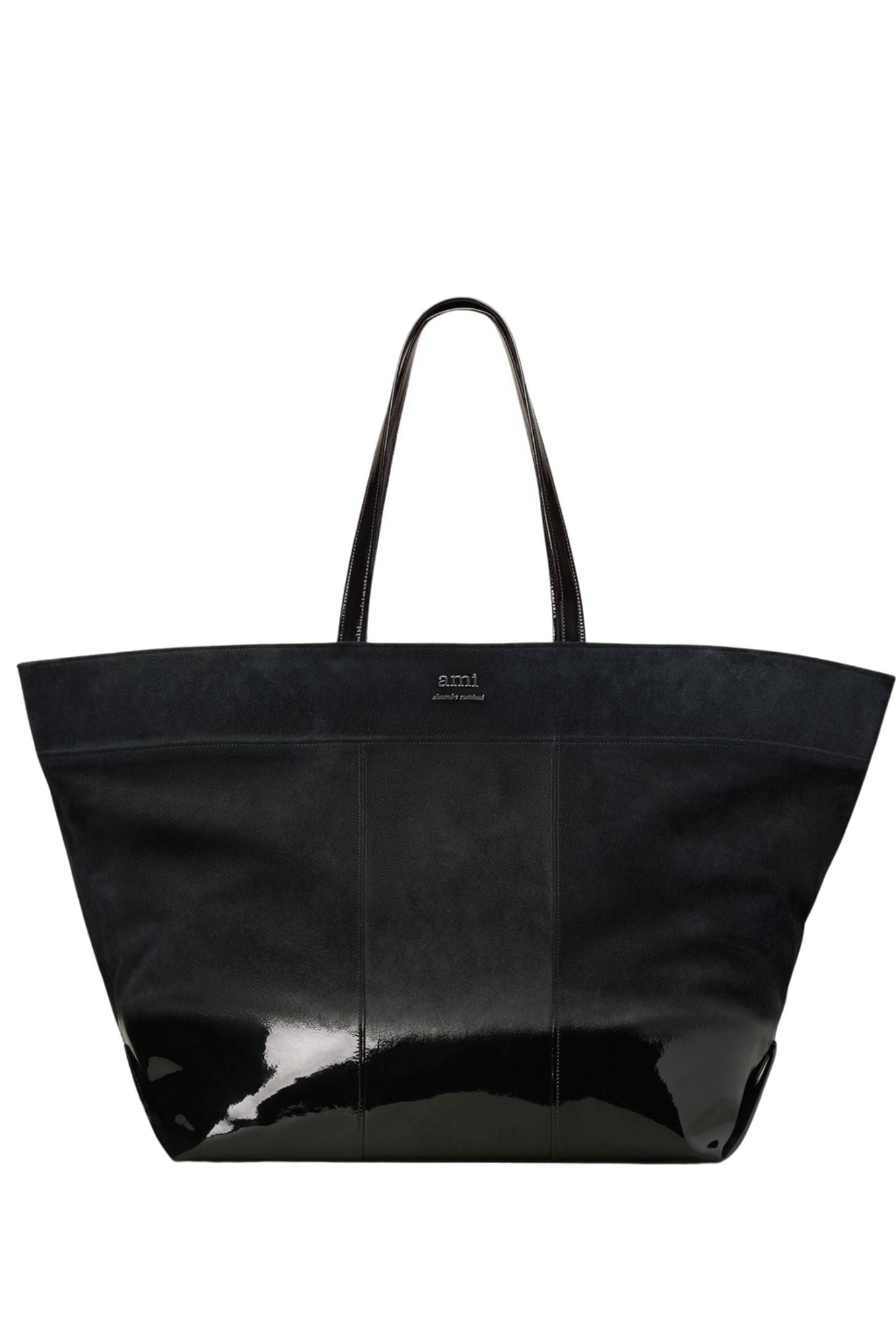 Grand cabas Est Ouest Ami en cuir - Black