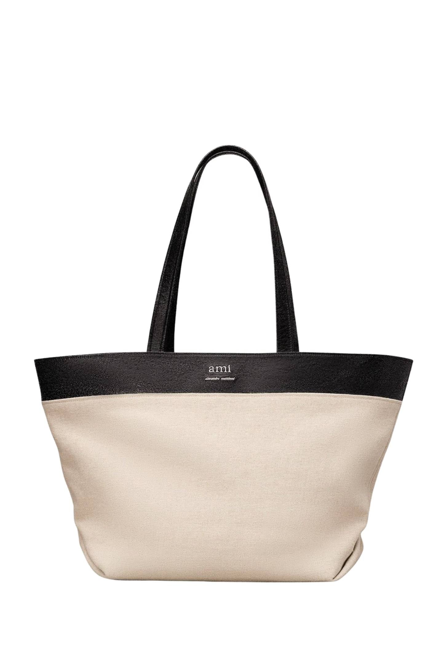 Cabas Est Ouest Ami en lin - Natural