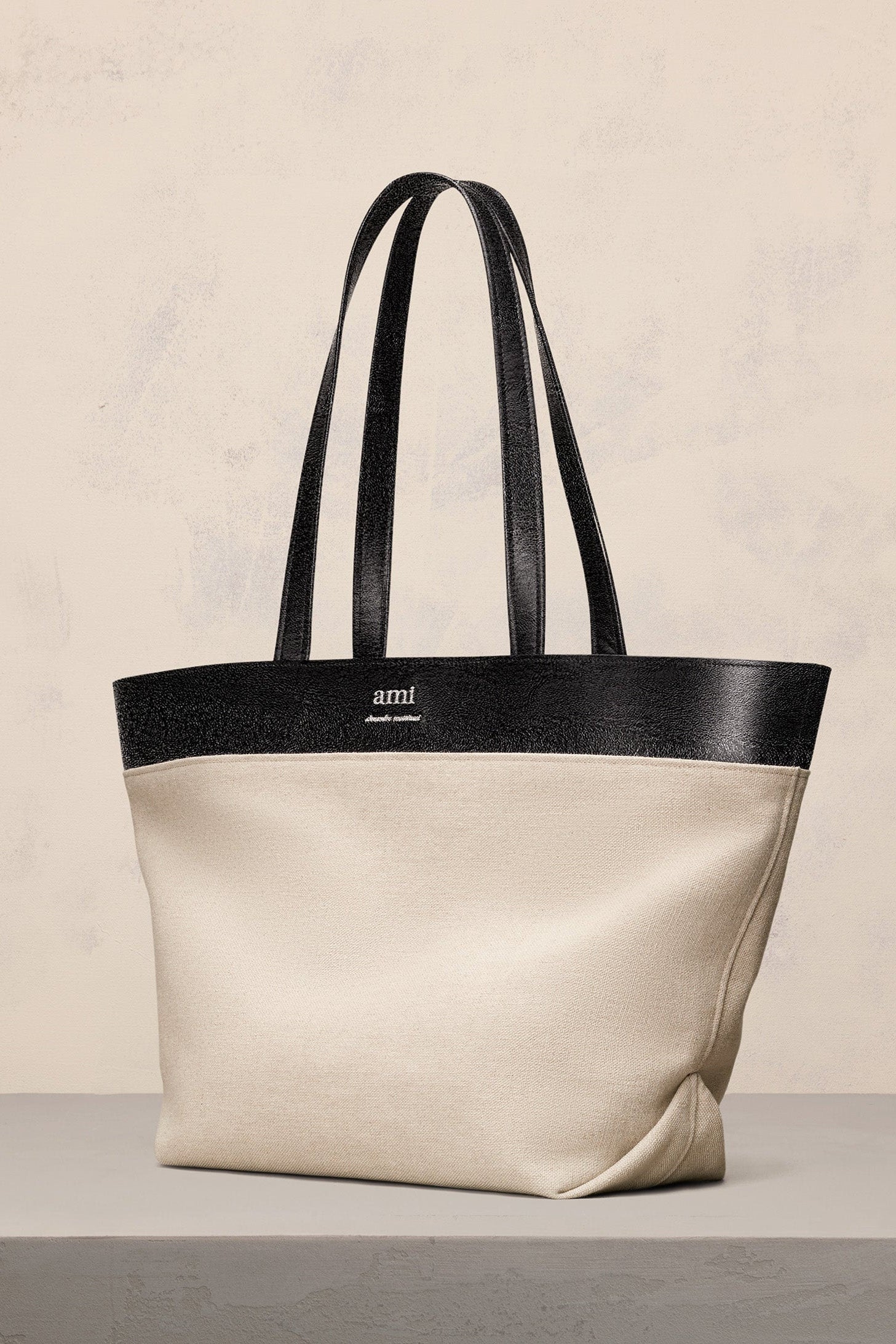 Cabas Est Ouest Ami en lin - Natural