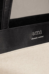 Cabas Est Ouest Ami en lin - Natural